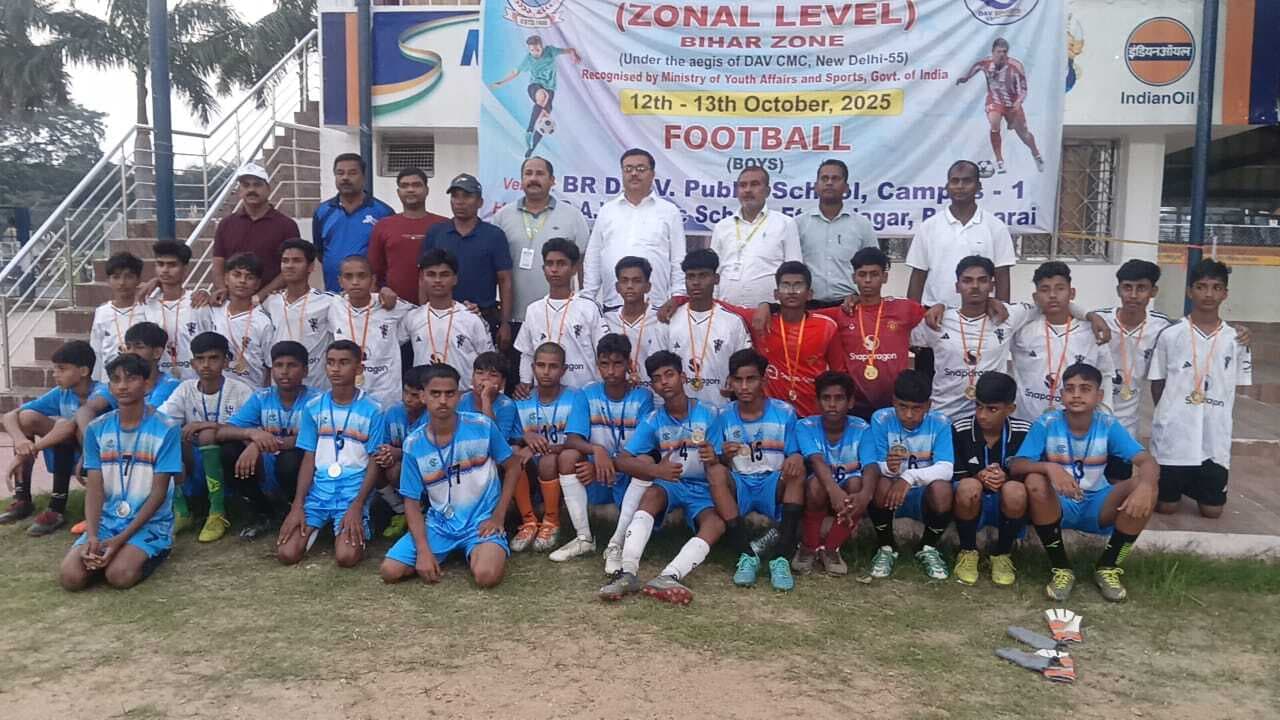 जोनल गेम्स में जमालपुर डीएवी के बच्चों ने लहराया परचम