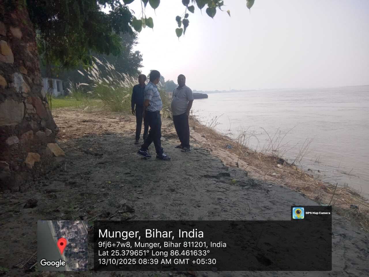 काली पूजा व महापर्व छठ की तैयारी में जुटा निगम प्रशासन, घाटों का किया निरीक्षण