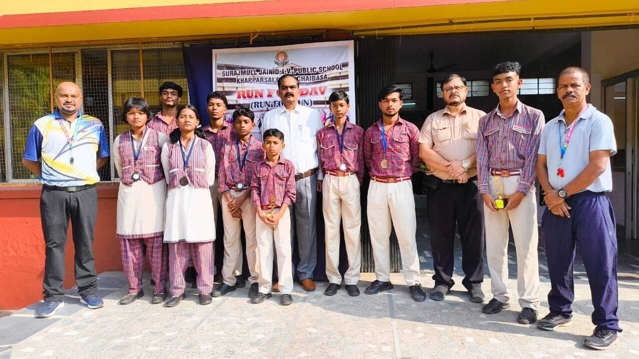 Chaibasa News : ””रन फॉर डीएवी”” का विजेता बना ओम केसरी