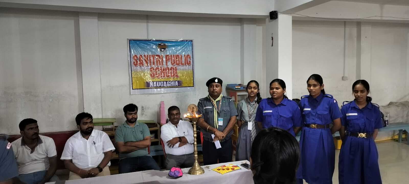 Bhagalpur news सावित्री पब्लिक स्कूल में भारत स्काउट एंड गाइड प्रशिक्षण