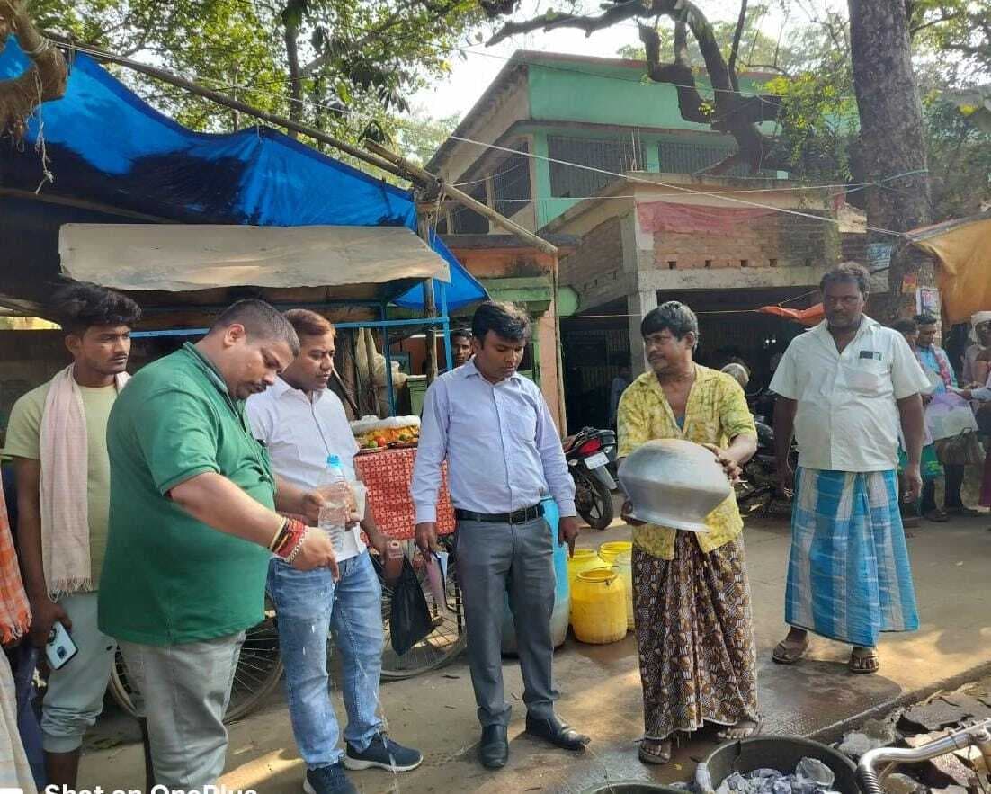 खाद्य पदार्थों में मिलावट मिलने पर लगाया गया जुर्माना