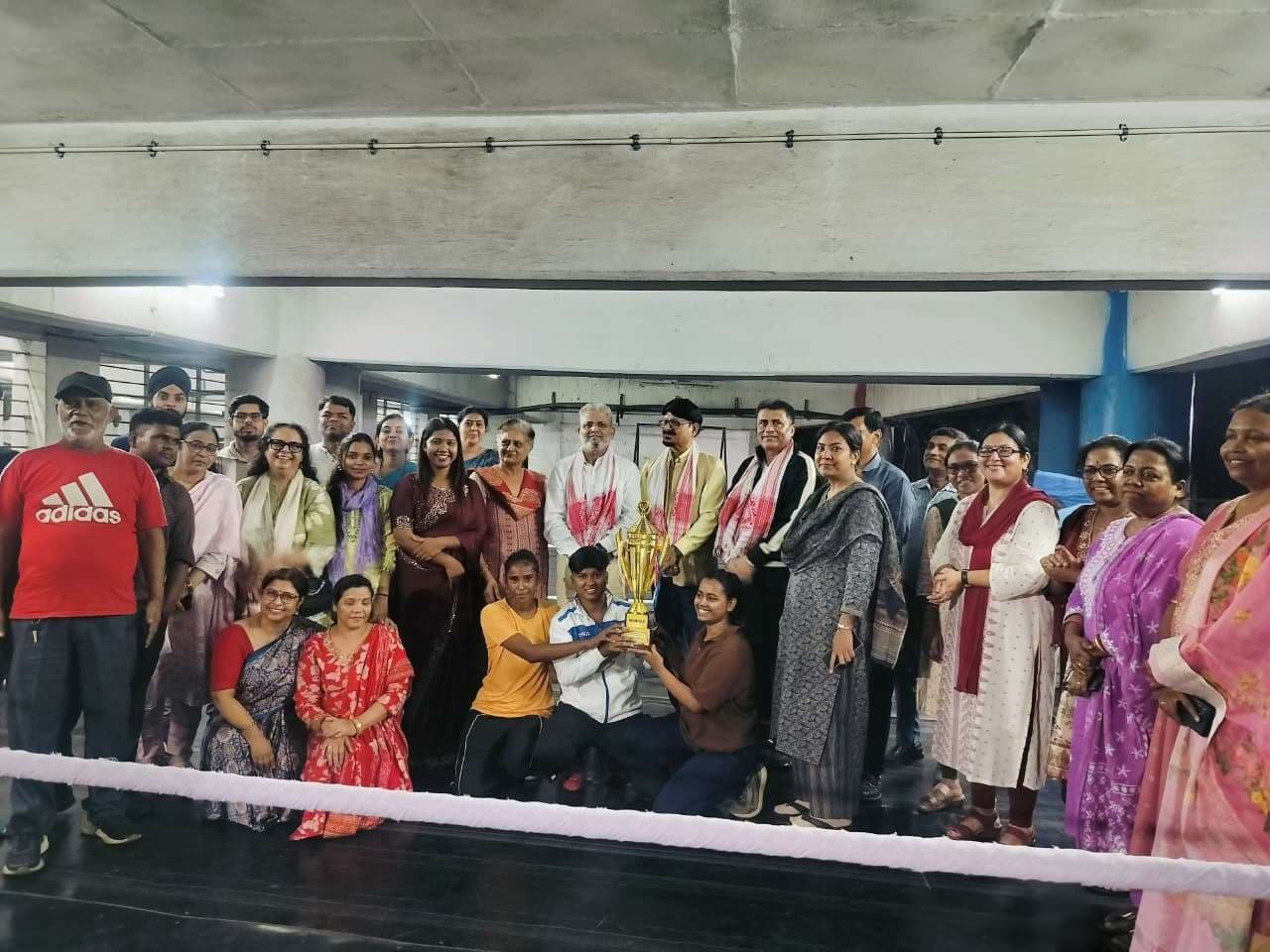 ku inter college boxing championship : महिला वर्ग में ग्रेजुएट कॉलेज विजेता व करीम सिटी बना उ‍पविजेता