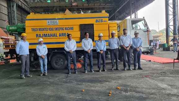 राजमहल कोल परियोजना में प्रदूषण नियंत्रण को लेकर दो अत्याधुनिक मशीनों की शुरुआत