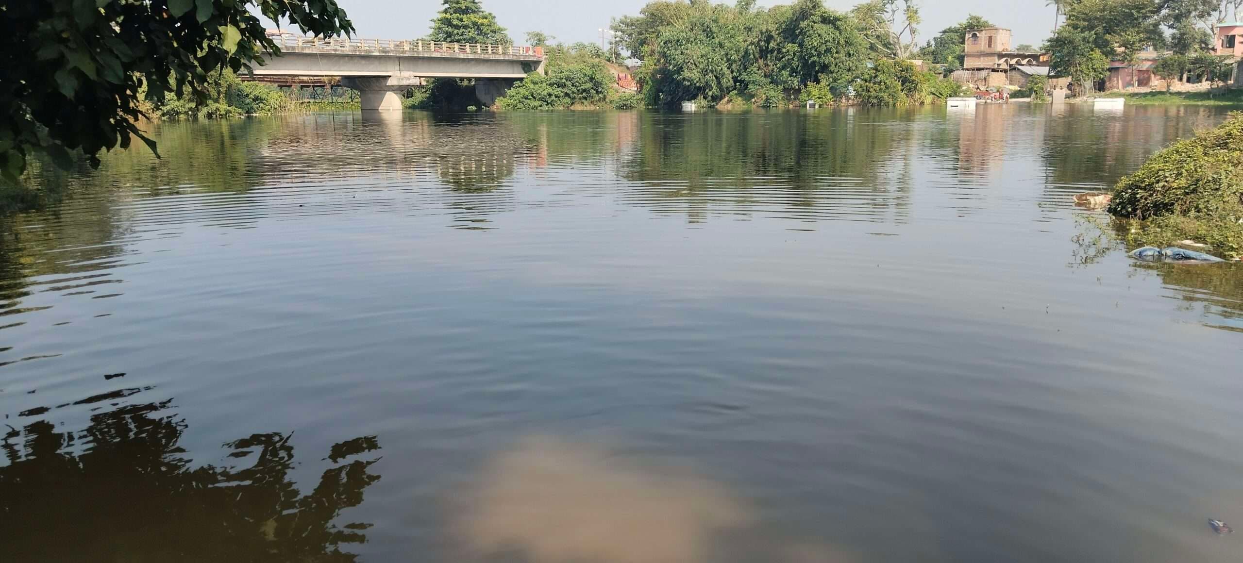 Motihari : हरदिया छठ घाट पानी में पूरी तरह से डूबा