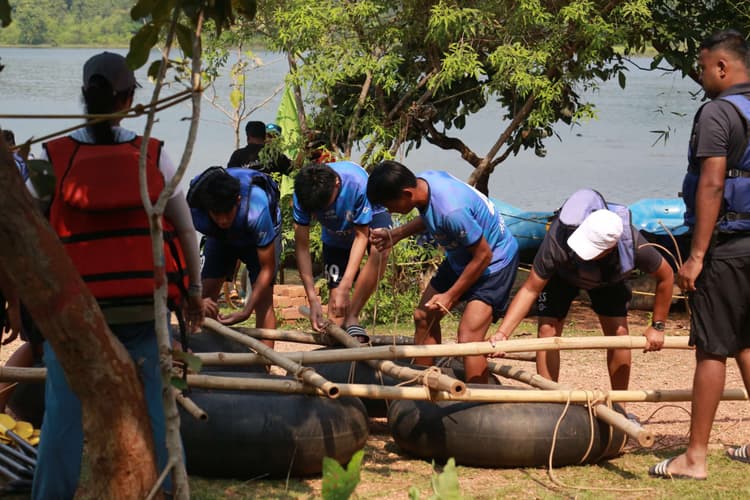 Jamshedpur FC Youth Teams enjoy adventure Sports : जेएफसी यूथ टीम के खिलाड़ियों ने एडवेंचर स्पोर्ट्स का लिया आनंद