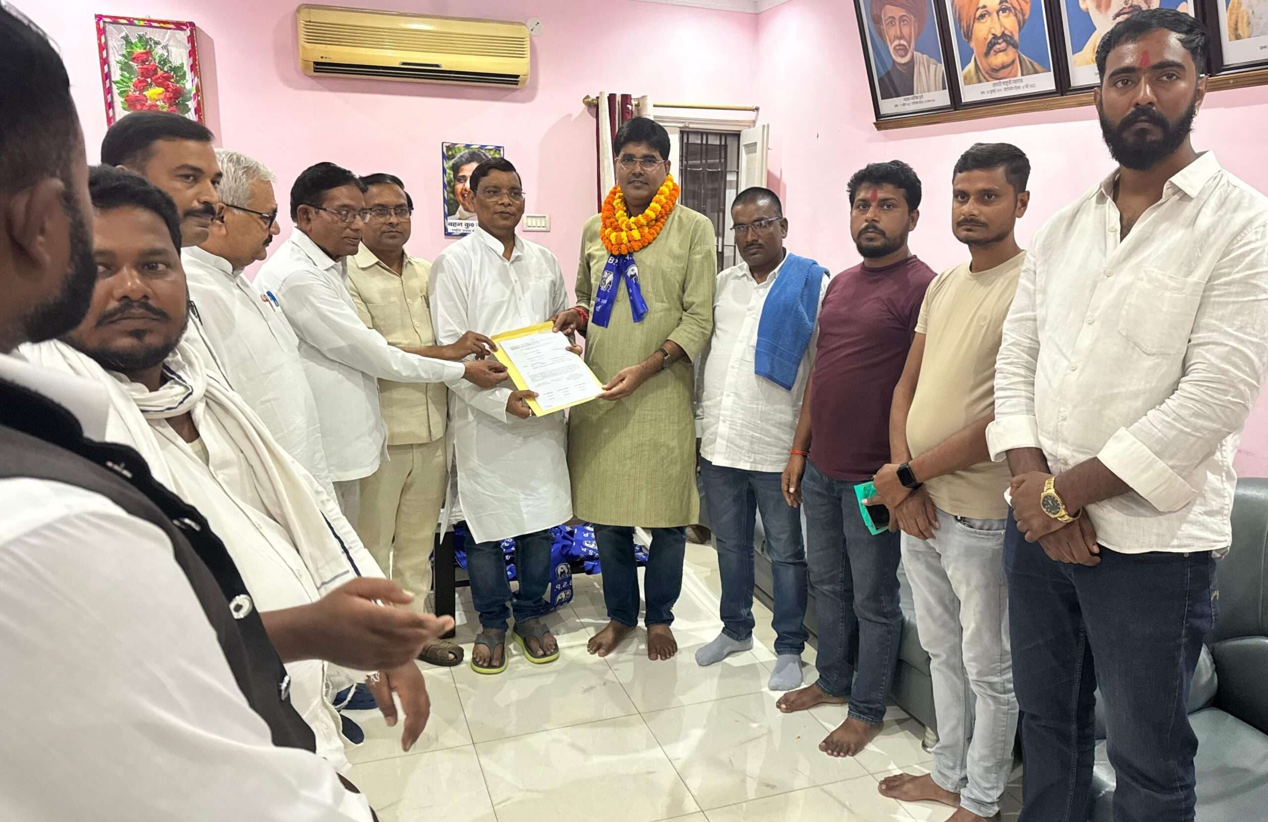 ओबरा विधानसभा क्षेत्र से बसपा की टिकट पर चुनाव लड़ेंगे संजय कुमार