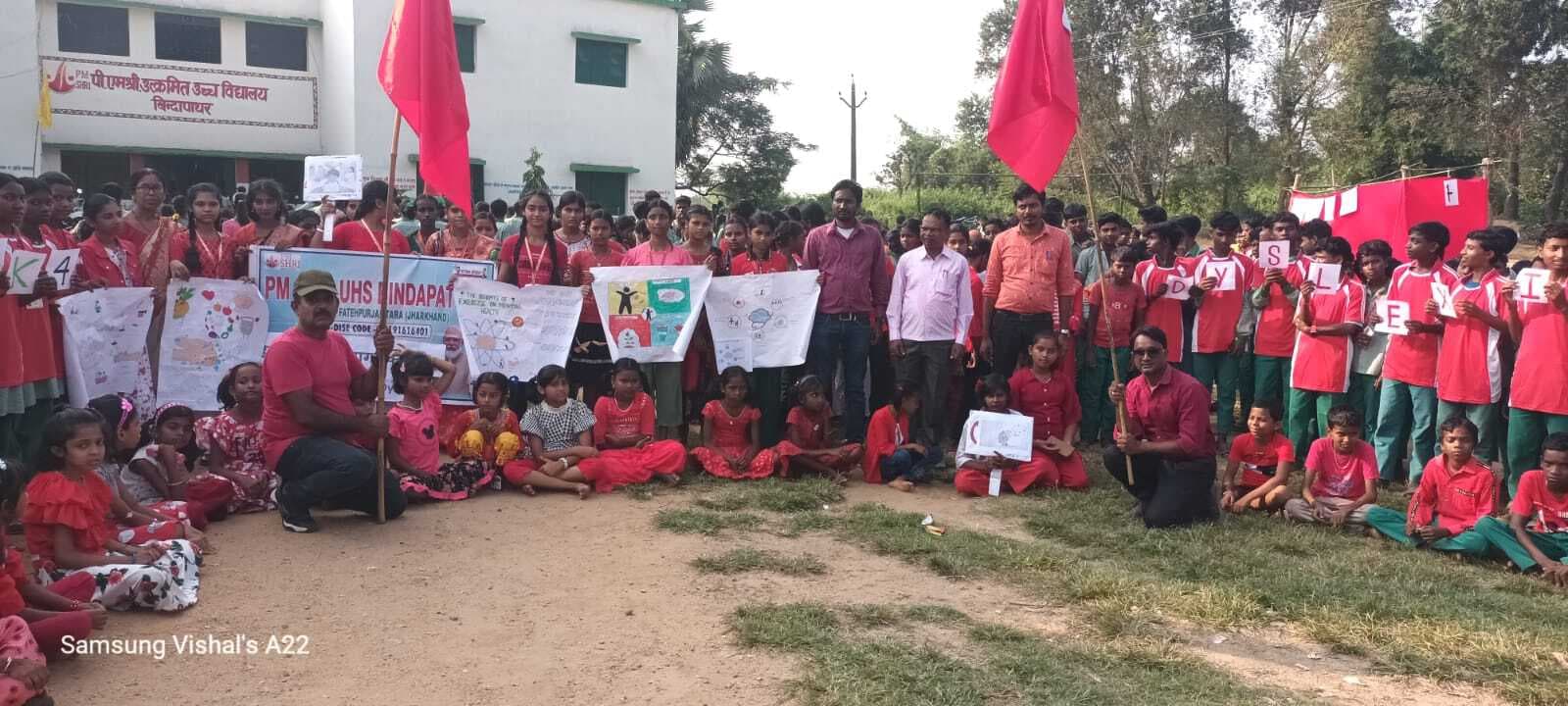 वाक फॉर डिस्लेक्सिया के तहत की गयी पदयात्रा