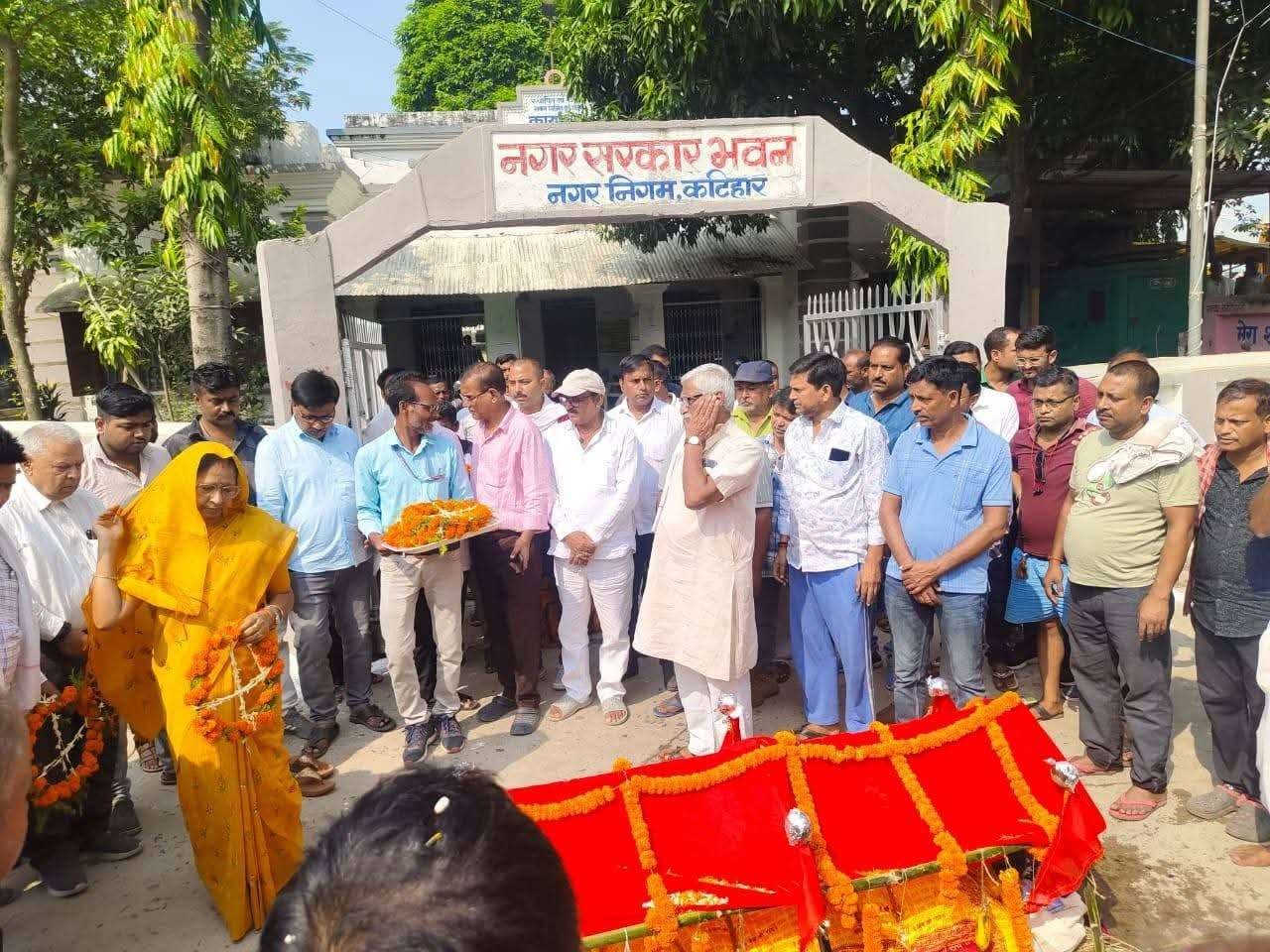 सांसद ने पार्षद प्रतिनिधि के निधन पर जताया शोक