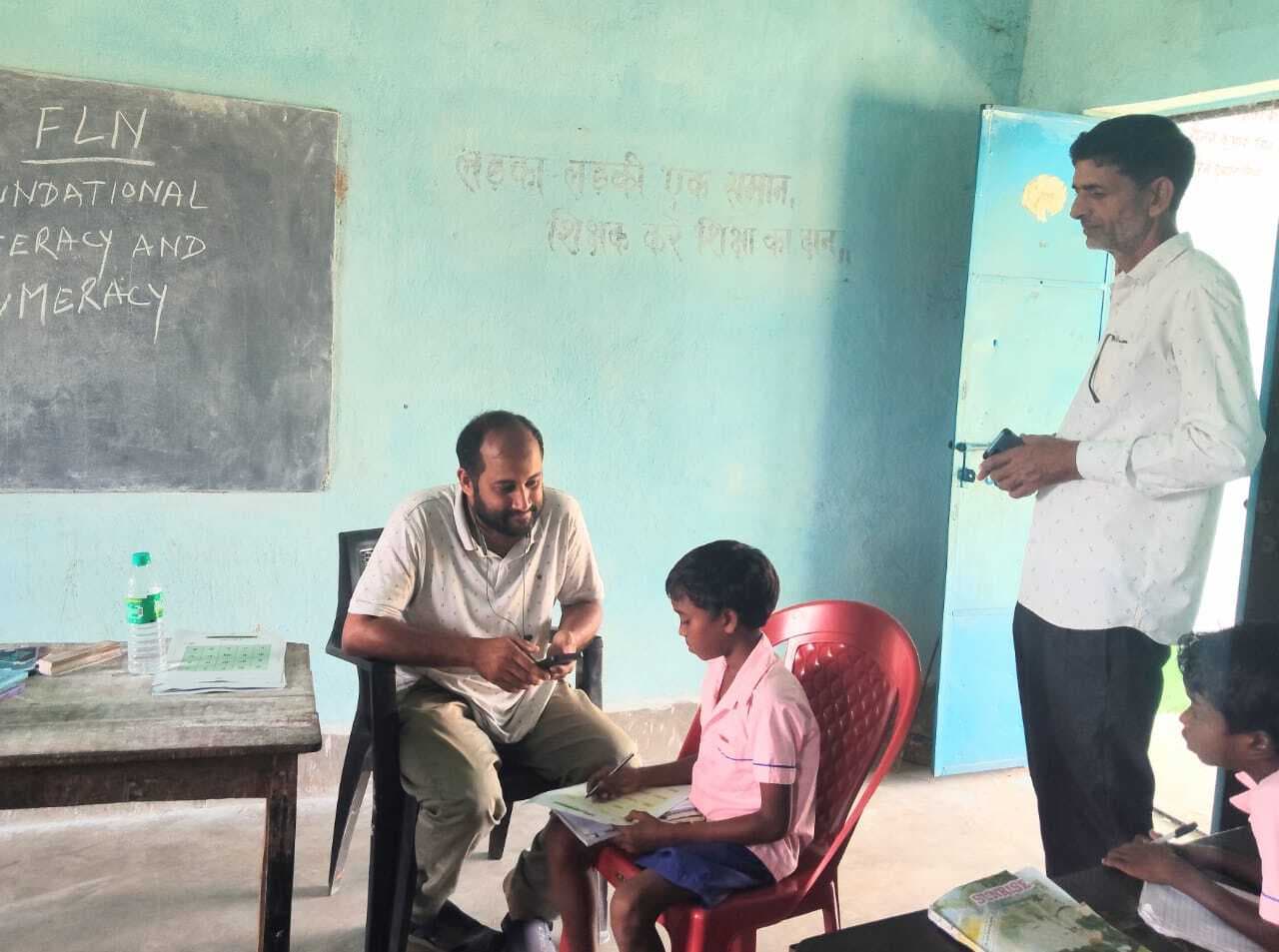 उप्रावि प्रजापेटिया के बच्चों का किया गया मूल्यांकन