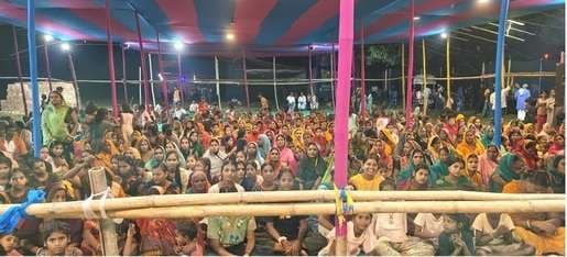 राधा-कृष्ण के पवित्र प्रेम की कथा से गूंज उठा नारायणपुर