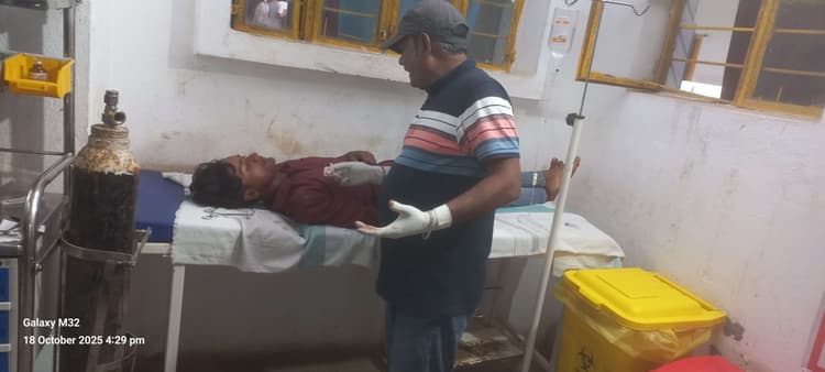 टोटो की टक्कर से बाइक चालक हुआ जख्मी, रेफर