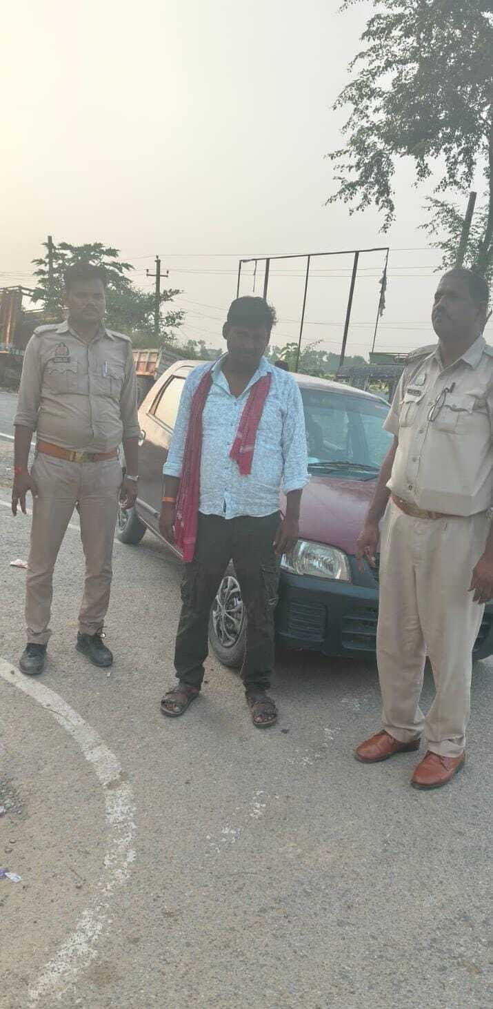 यूपी के गैंगस्टर एक्ट का वारंटी दरीगांव से गिरफ्तार