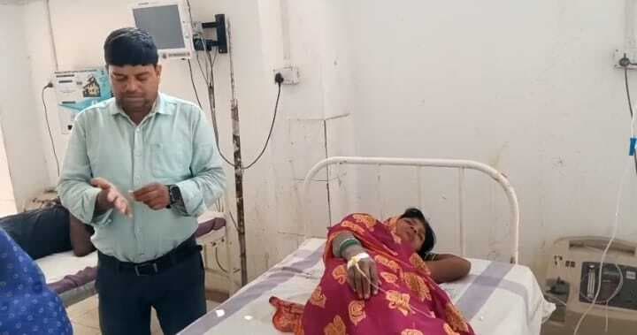 करेंट की चपेट में आने से गंभीर रूप से झुलसी महिला