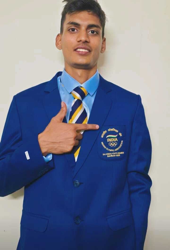 High jumper himanshu in indian athletics team :शहर के युवा हाई जंपर हिमांशु भारतीय यूथ एथलेटिक्स टीम में