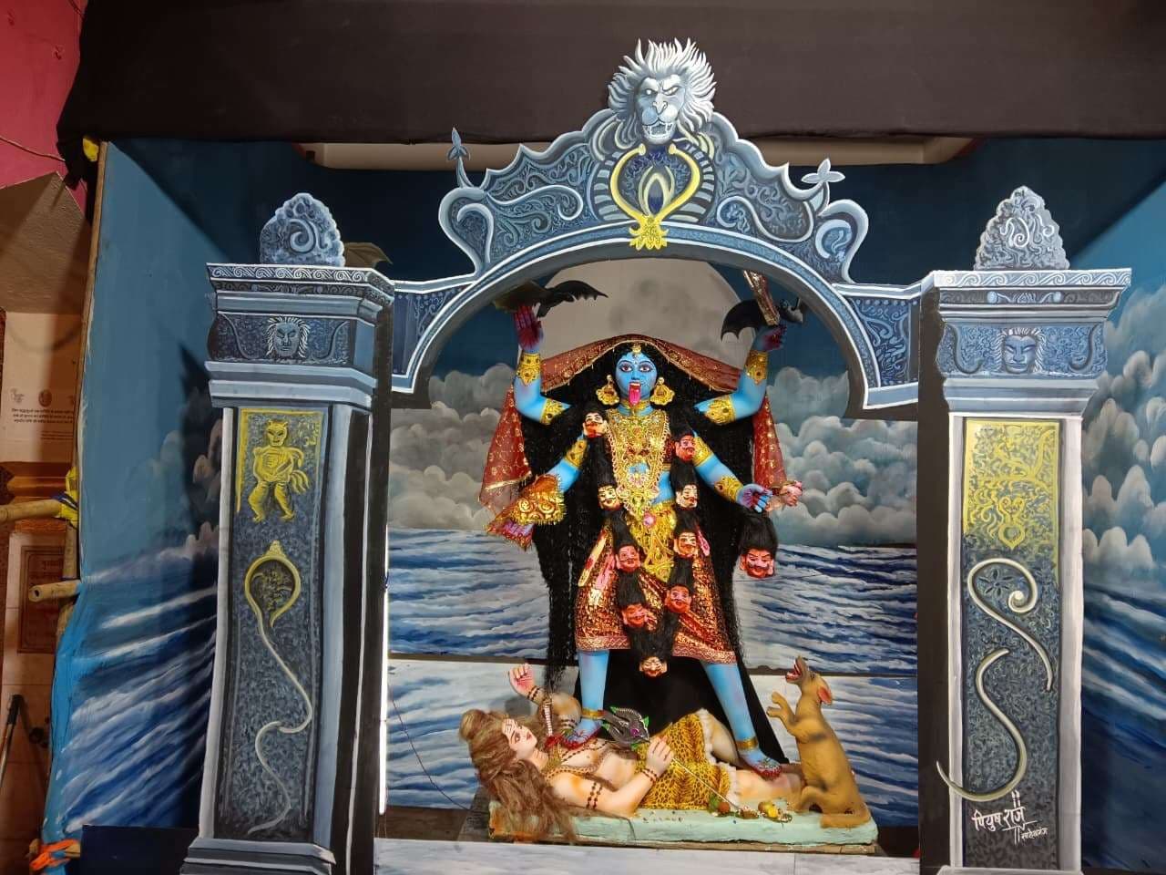 जिलेभर में धूमधाम से संपन्न हुई काली पूजा