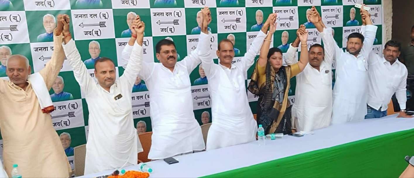 hajipur news. उमेश कुशवाहा के समर्थन में आयी निर्दलीय उम्मीदवार