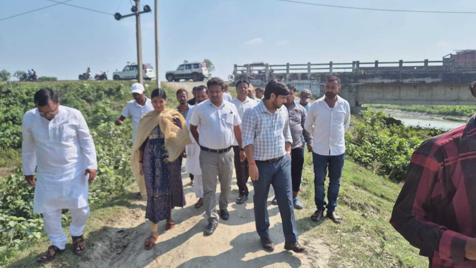 मुख्य पार्षद ने किया छठ घाटों का निरीक्षण