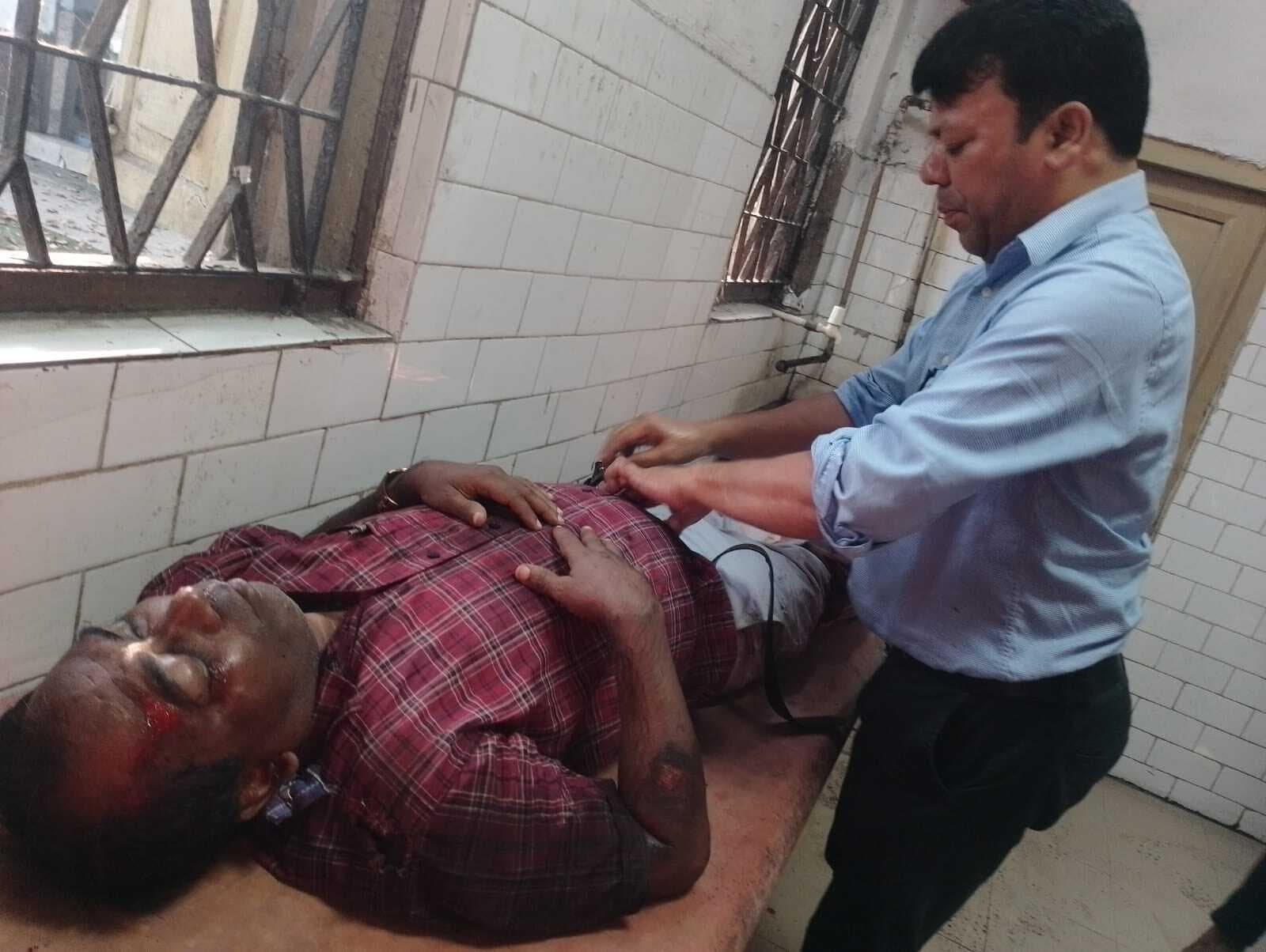 Dhanbad News : सड़क दुर्घटना में सेल टासरा प्रोजेक्ट के  एजीएम व माइनिंग सरदार घायल