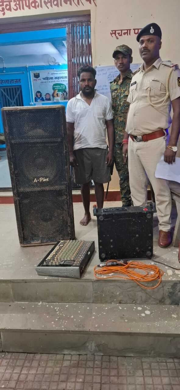 जयपुर में आचार संहिता उल्लंघन करने पर डीजे बॉक्स जब्त