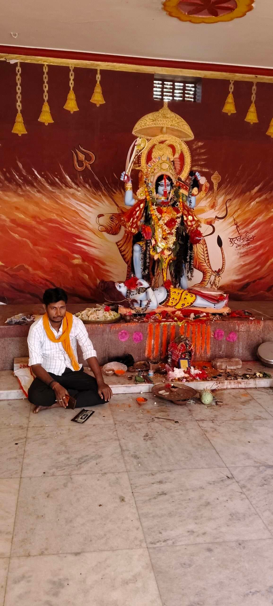 मां काली से मांगा मंगल वरदान