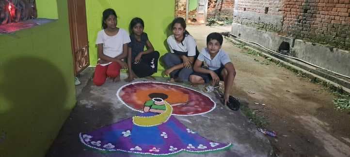 दीपों की रोशनी से झिलमिलाया गोड्डा