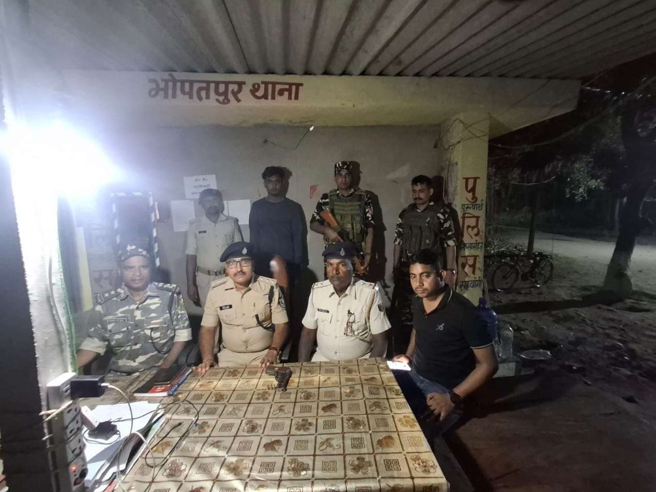 Motihari : पिस्टल व तीन कारतूस के साथ बदमाश गिरफ्तार