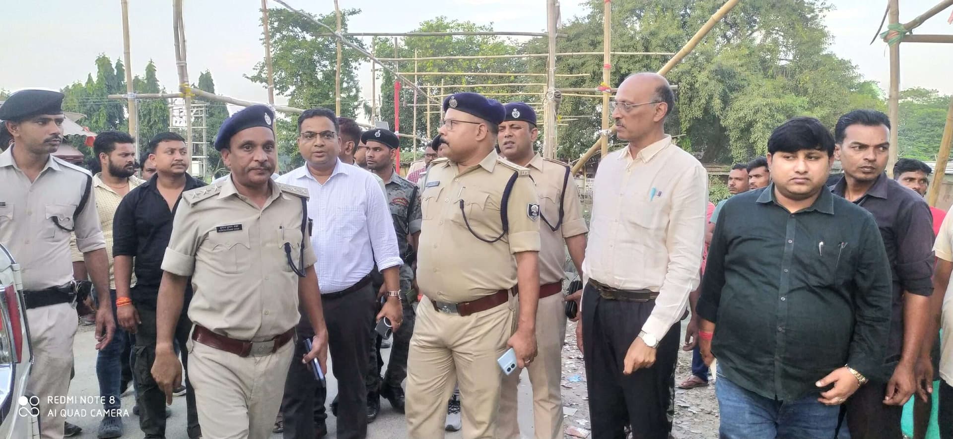 एसपी ने किया विभिन्न छठ घाटों का निरीक्षण