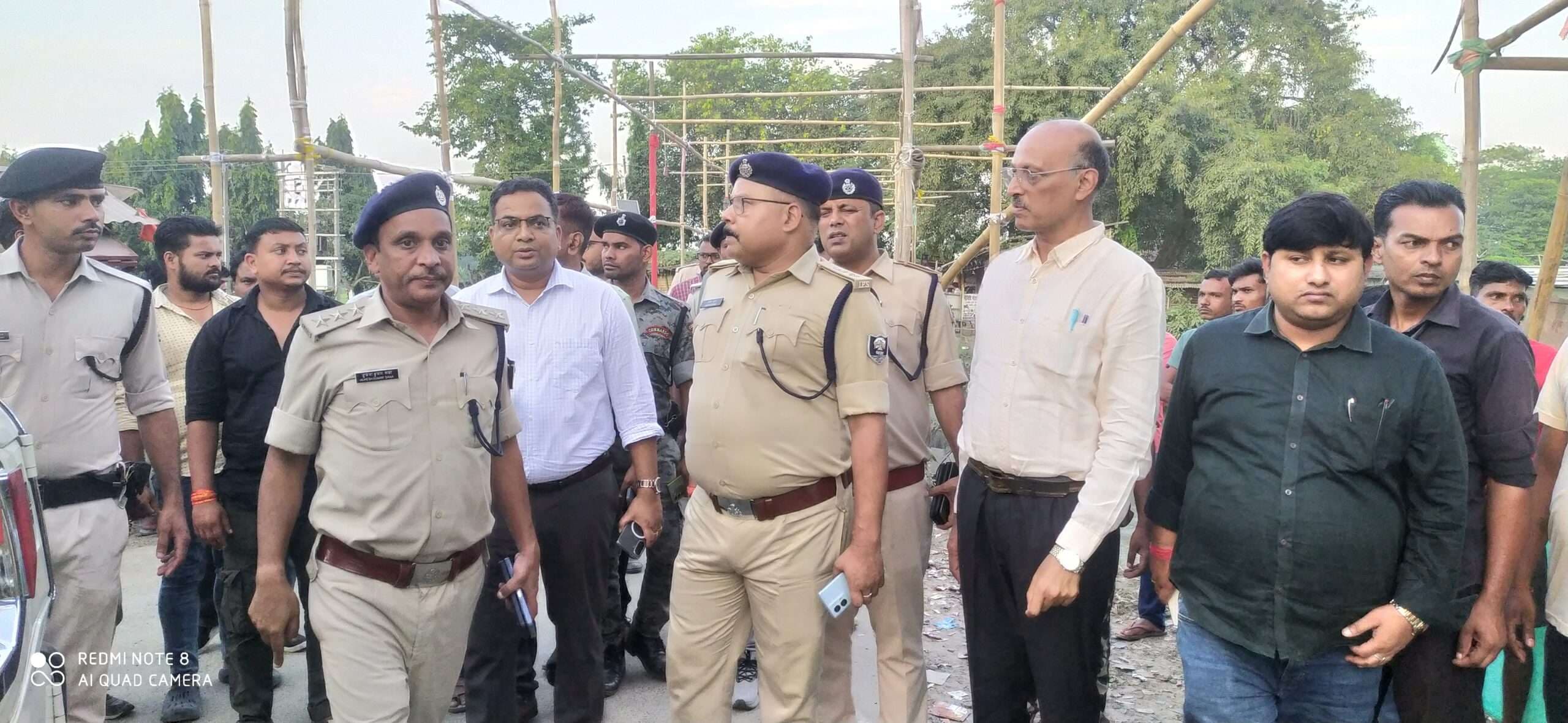 एसपी ने किया विभिन्न छठ घाटों का निरीक्षण