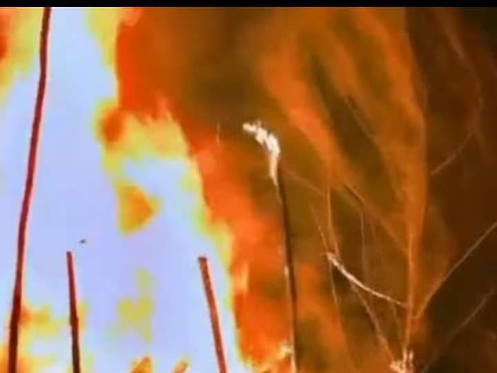 सिमलिया गांव में आग से 12 परिवारों के घर जले, 10 लाख का नुकसान