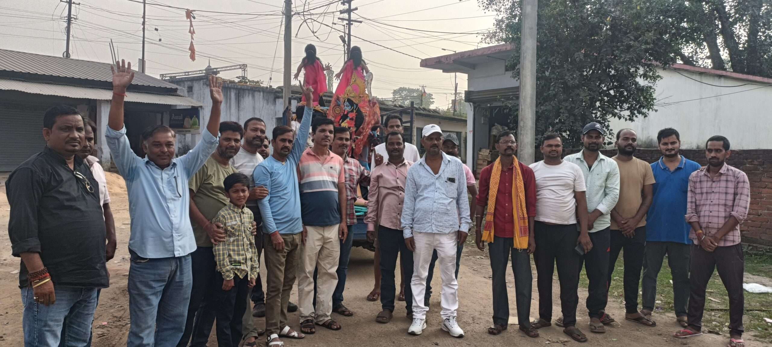 खलारी में विसर्जन के साथ संपन्न हुई मां काली की पूजा