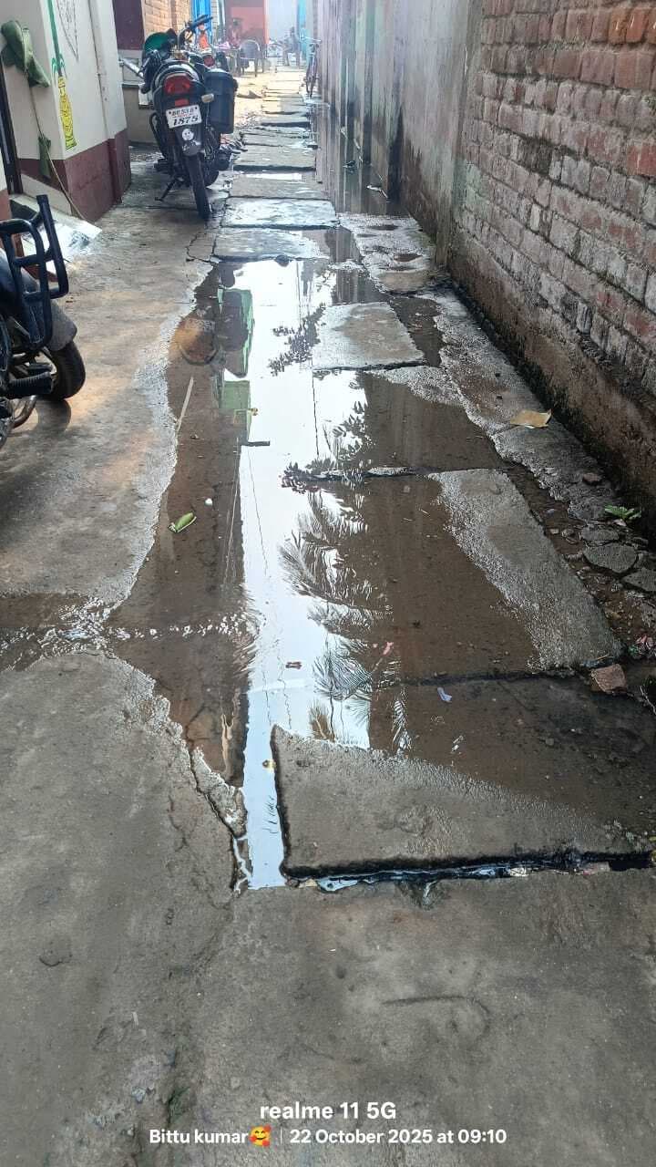 छठ में नहीं हुई नाले की सफाई, छठ व्रतियों को होगी परेशानी