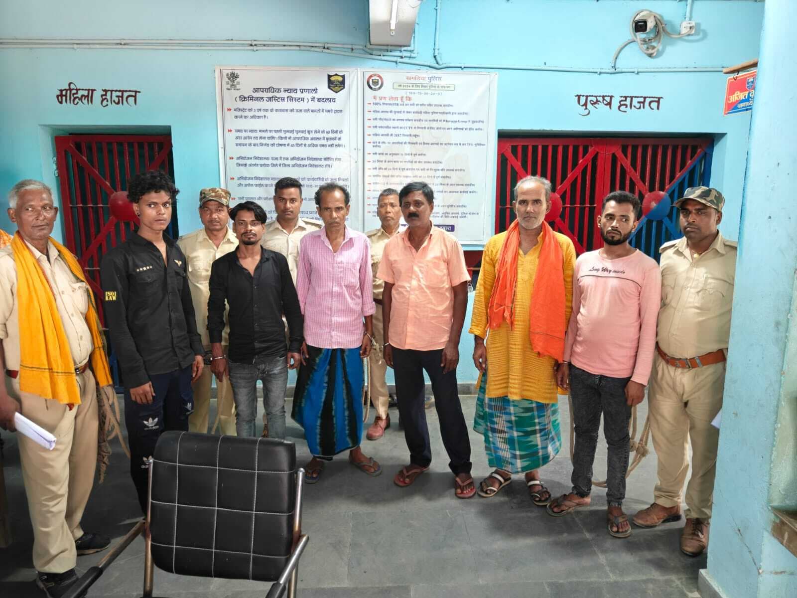 अलग-अलग मामले के सात आरोपियों को पुलिस ने किया गिरफ्तार