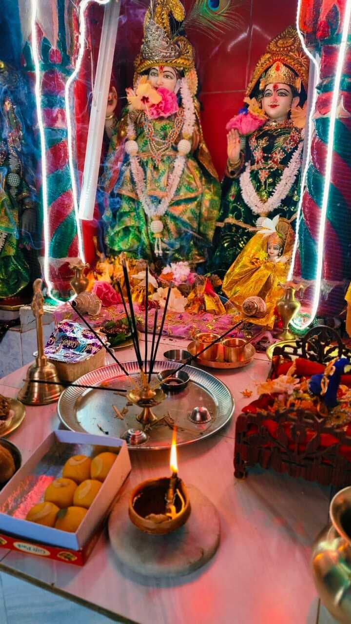 Madhubani News : भक्तिमय माहौल में मना अन्नकूट पूजा