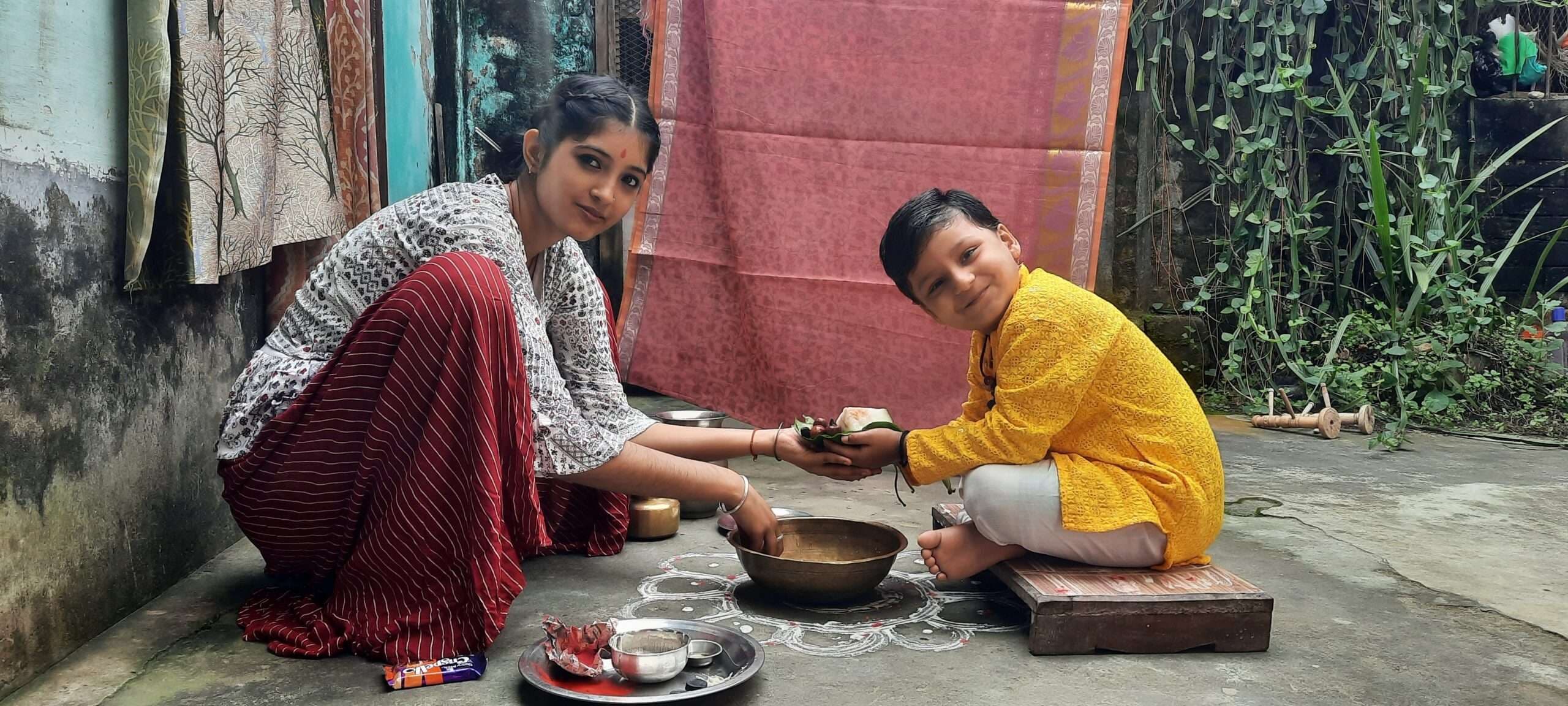 कदवा में भाई दूज का त्योहार हर्षोउल्लास के साथ मना