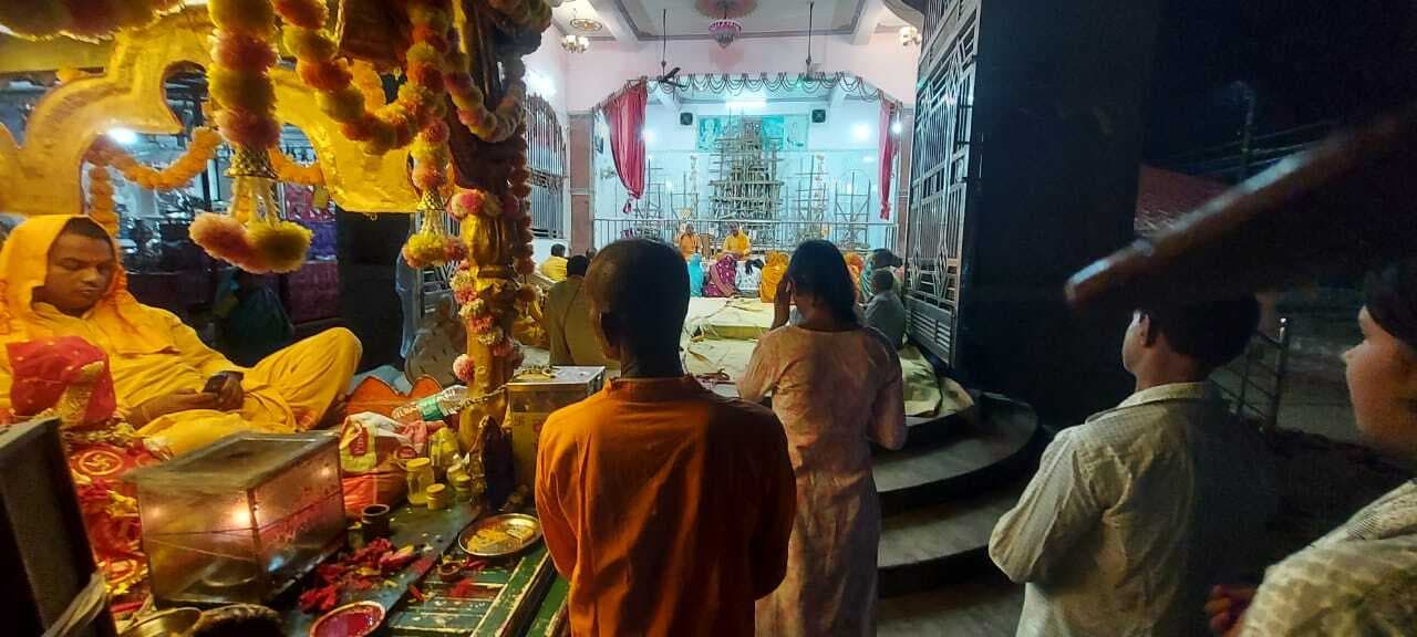 शांतिकुंज हरिद्वार के ज्योति कलश रथ पहुंचा शिकारीपाड़ा