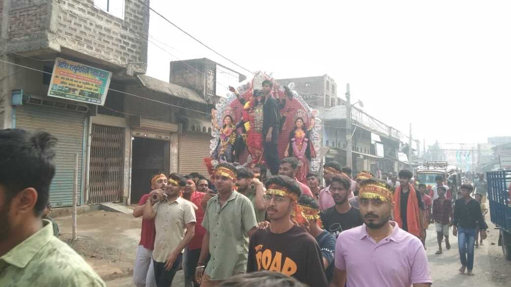 प्रतिमा विसर्जन के साथ चार दिवसीय काली पूजा संपन्न