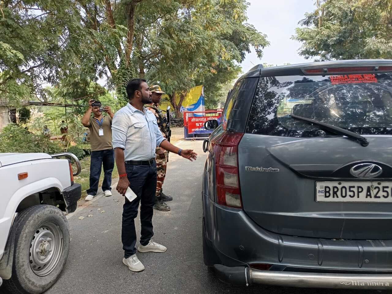 विधानसभा चुनाव को लेकर पुलिस प्रशासन सख्त, मांझा में जगह-जगह वाहन जांच अभियान जारी