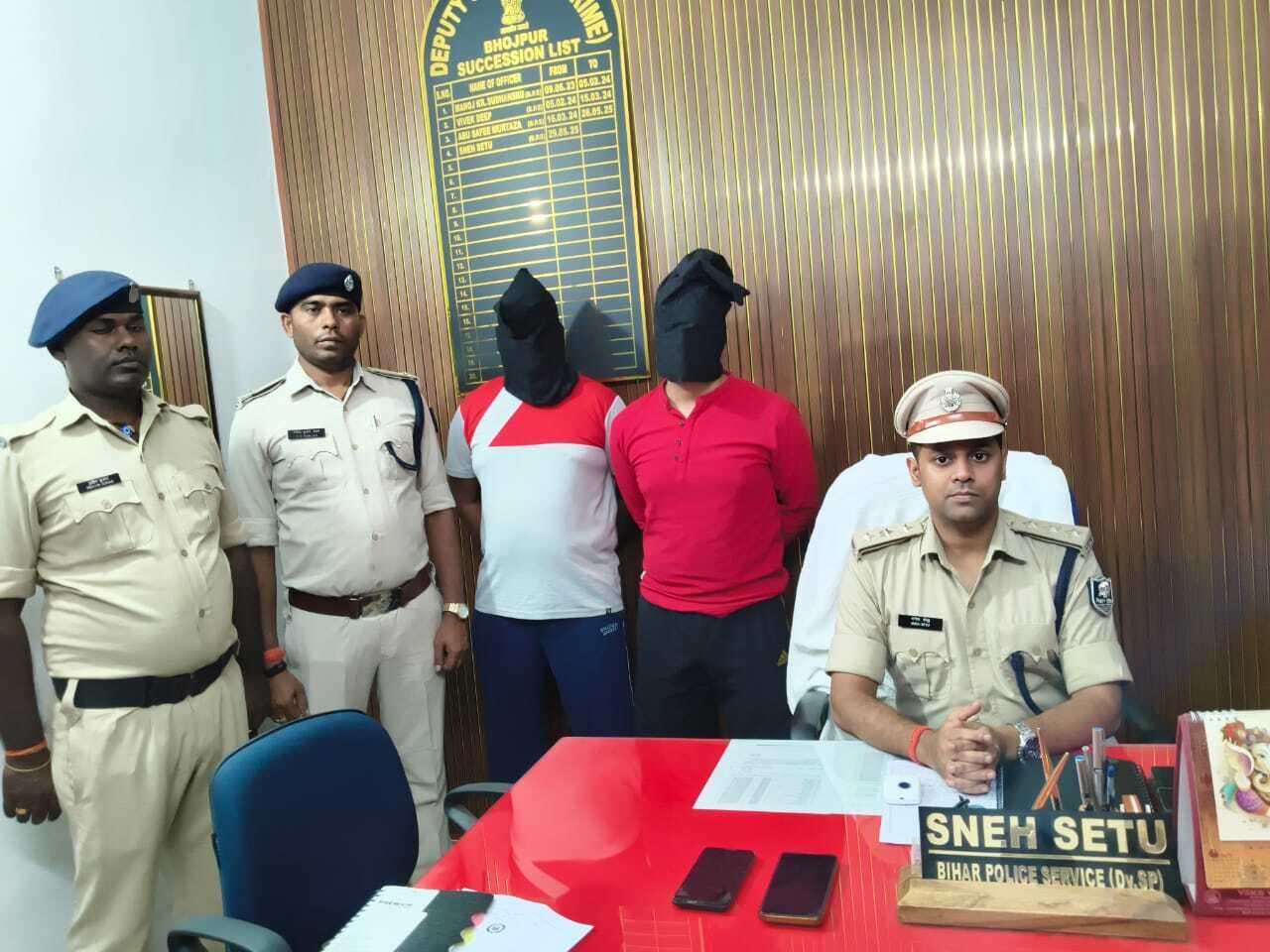 डिजिटल अरेस्ट के जरिए आरा के डाॅक्टर से 19 लाख की ठगी, दो साइबर अपराधी गिरफ्तार