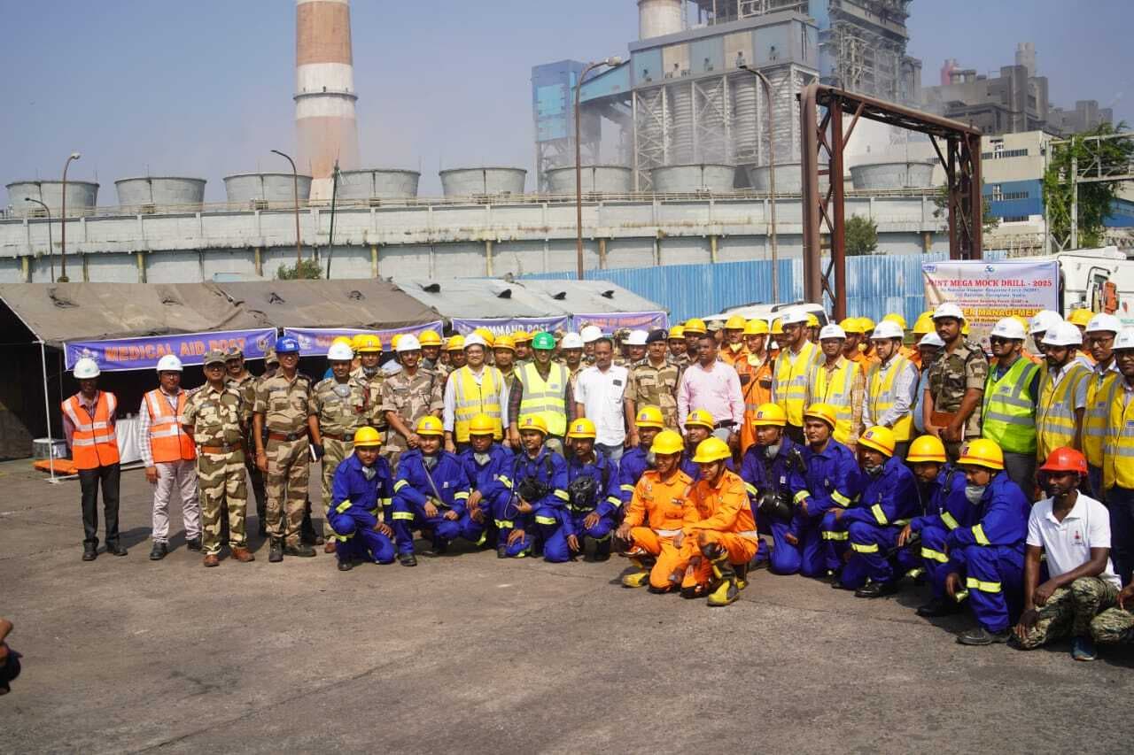 अंडरग्राउंड सीएचपी- वैगन ट्रिपलर एरिया के अंदर फंसे लोगों को बचाने का किया अभ्यास