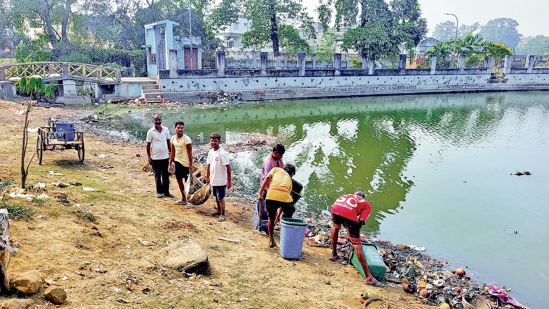 सांसद निधि से आवंटन, फिर भी बरदही घाट का पुनरुद्धार अटका