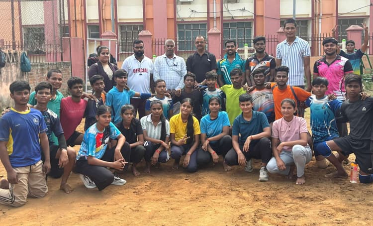 राज्यस्तरीय सब जूनियर कबड्डी के लिए 27 खिलाड़ी चयनित