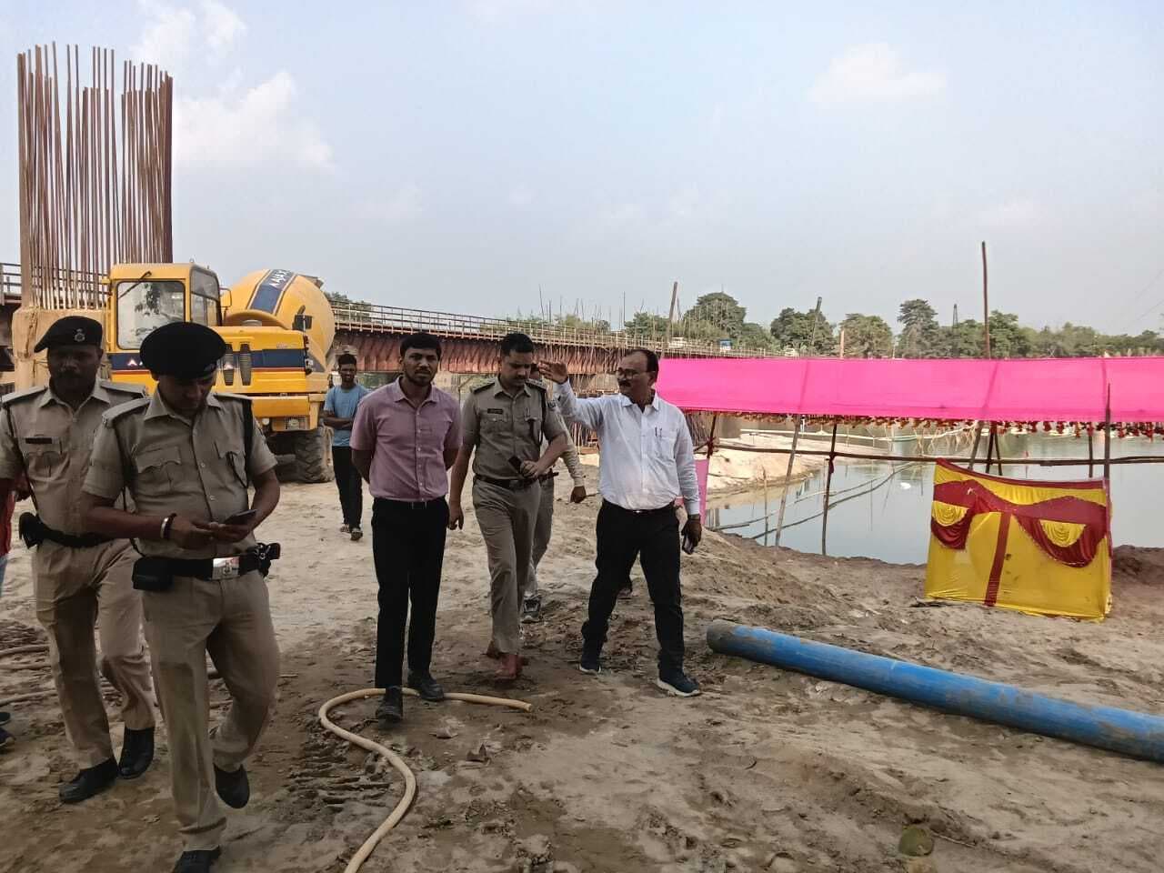 छठ घाटों का  एसडीओ-एडीपीओ टू ने लिया जायजा, दिये आवश्यक निर्देश