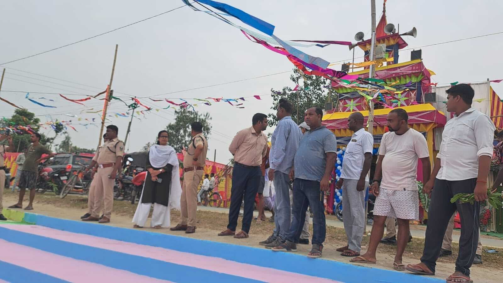 एसडीएम ने छठ घाटों का किया निरीक्षण