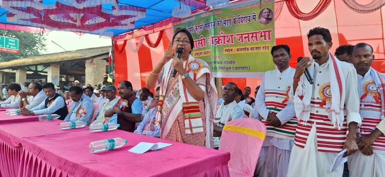 Chaibasa News : हक व अधिकार के लिए आदिवासी समाज को लड़ना होगा : गीताश्री