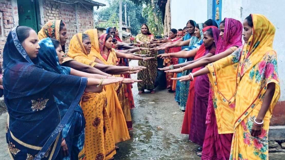 जीविका दीदियों ने दर्जनों गांवों में निकाली मतदान जागरूकता रैली
