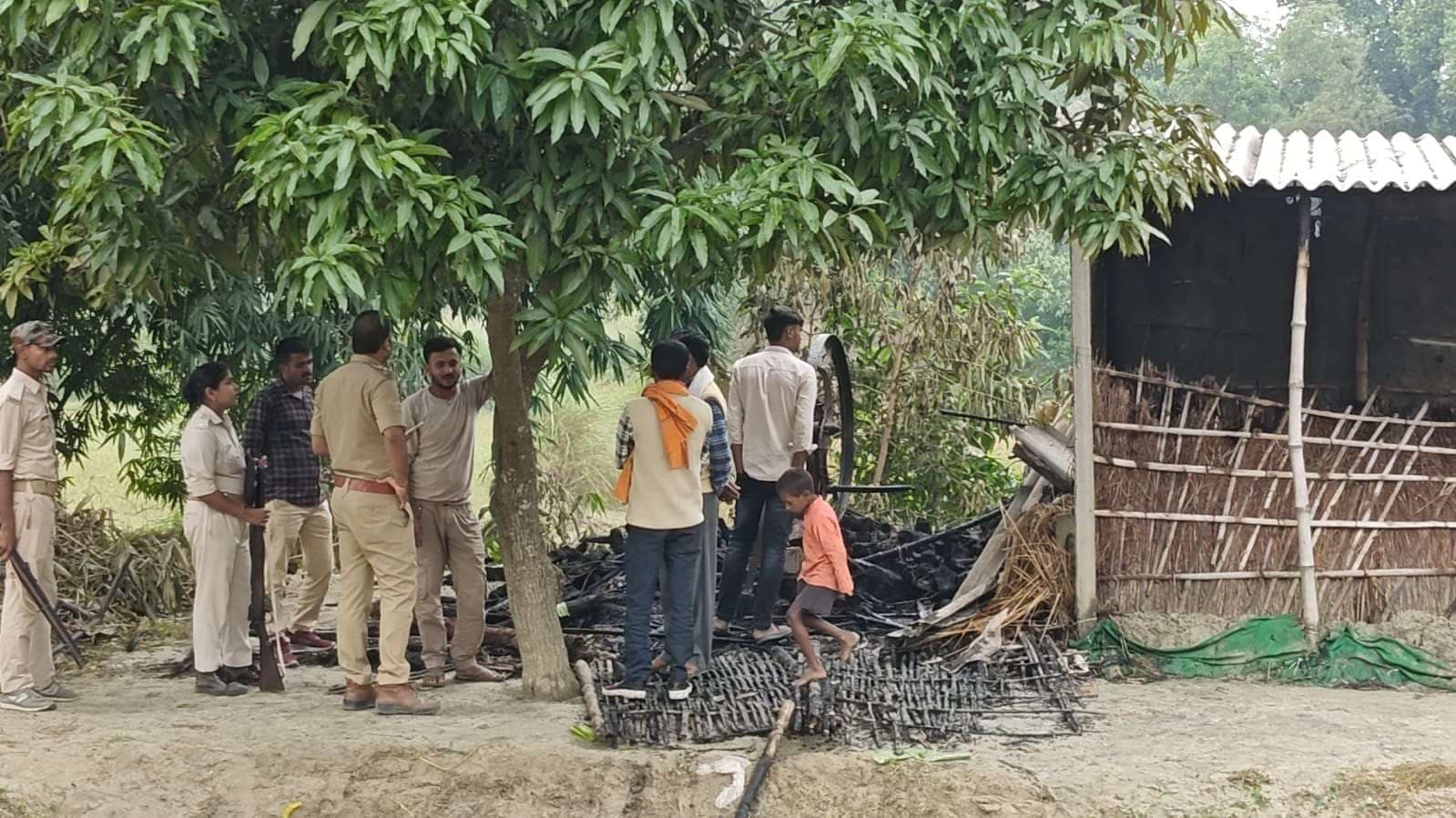 Motihari: अगलगी की घटना में नगद सहित लाखों की क्षति