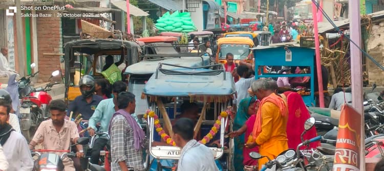 जाम से जनजीवन अस्त-व्यस्त, प्रशासन बना मूकदर्शक, लोग परेशान