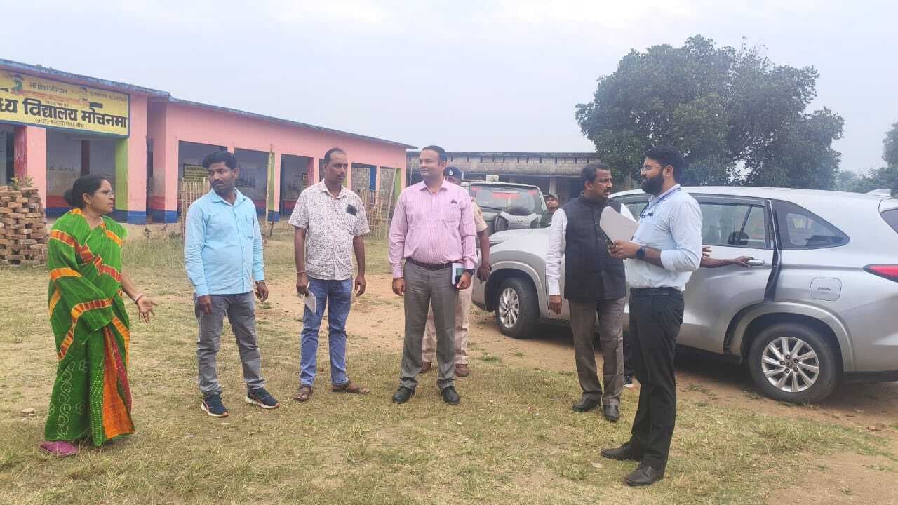 कटोरिया के बूथों का सामान्य प्रेक्षक ने किया भौतिक सत्यापन