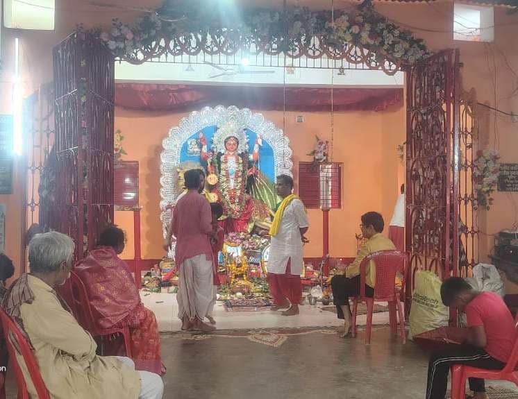 भक्तिभाव के साथ मनायी गयी जगधात्री पूजा