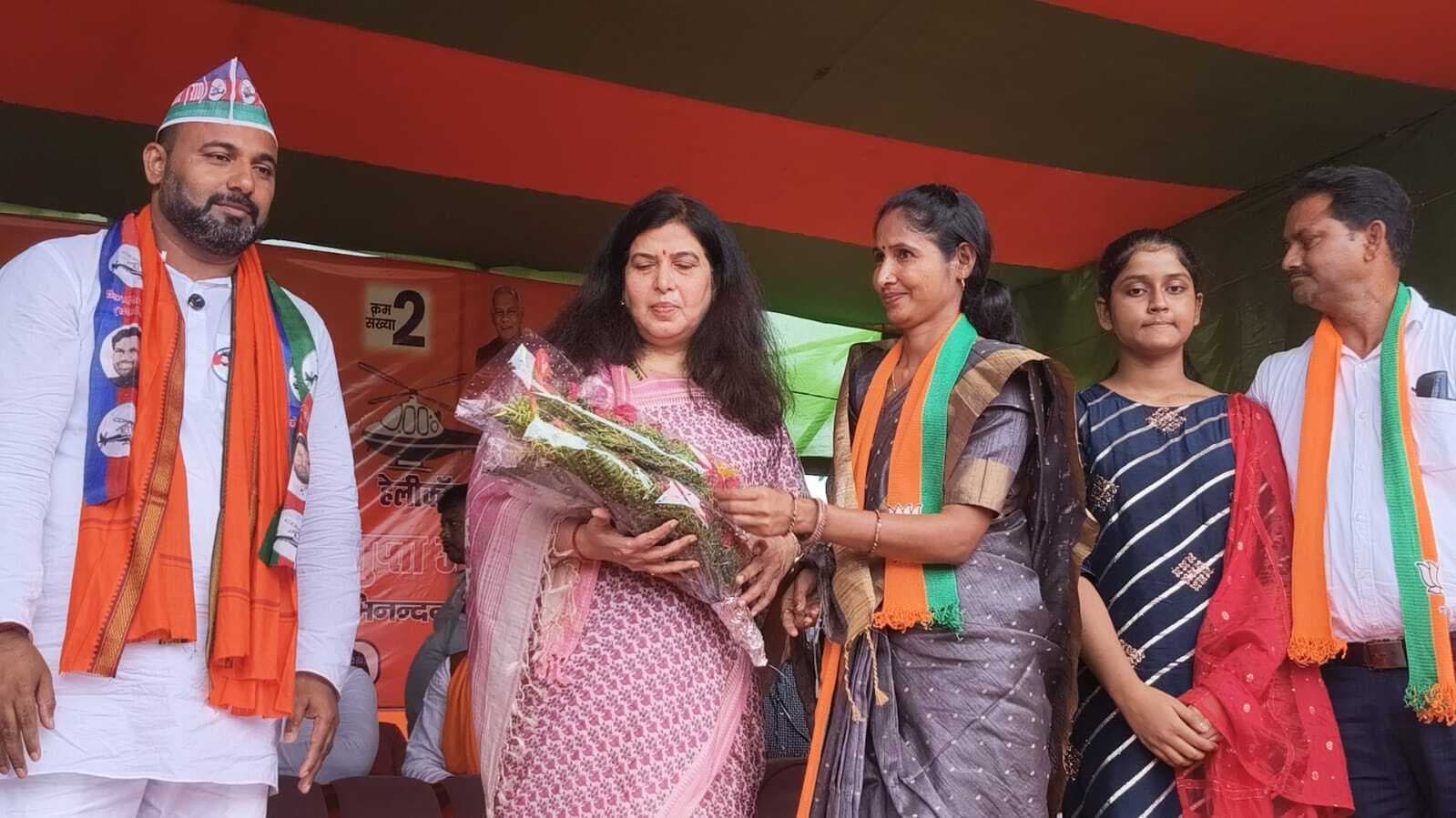 एनडीए शासन में हुआ बिहार का चौमुखी विकास : सरोज पांडेय